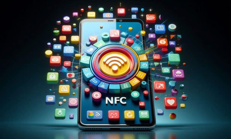 NFC özelliği nedir merak eden kullanıcılar için NFC logolu telefon ekranı