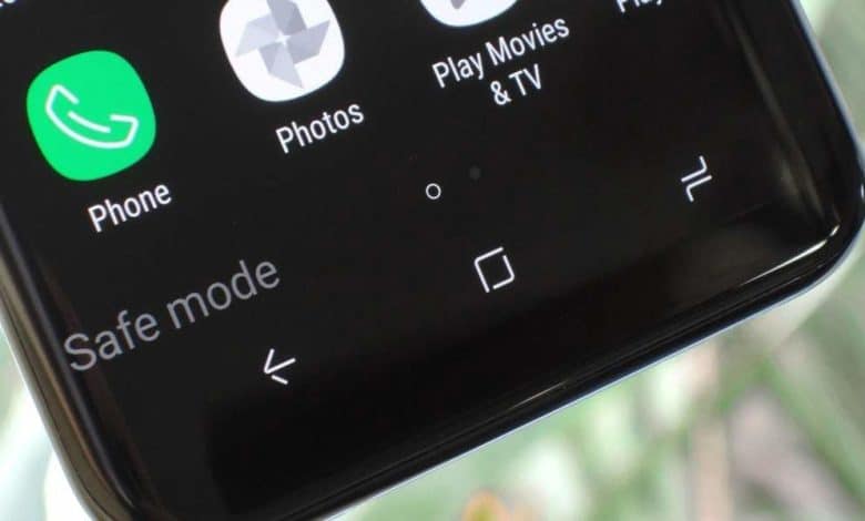 Samsung telefonlarda güvenli mod kapatma adımlarını gösteren ekran görüntüsü